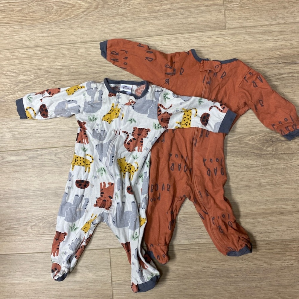 Gerber baby footie pajamas set